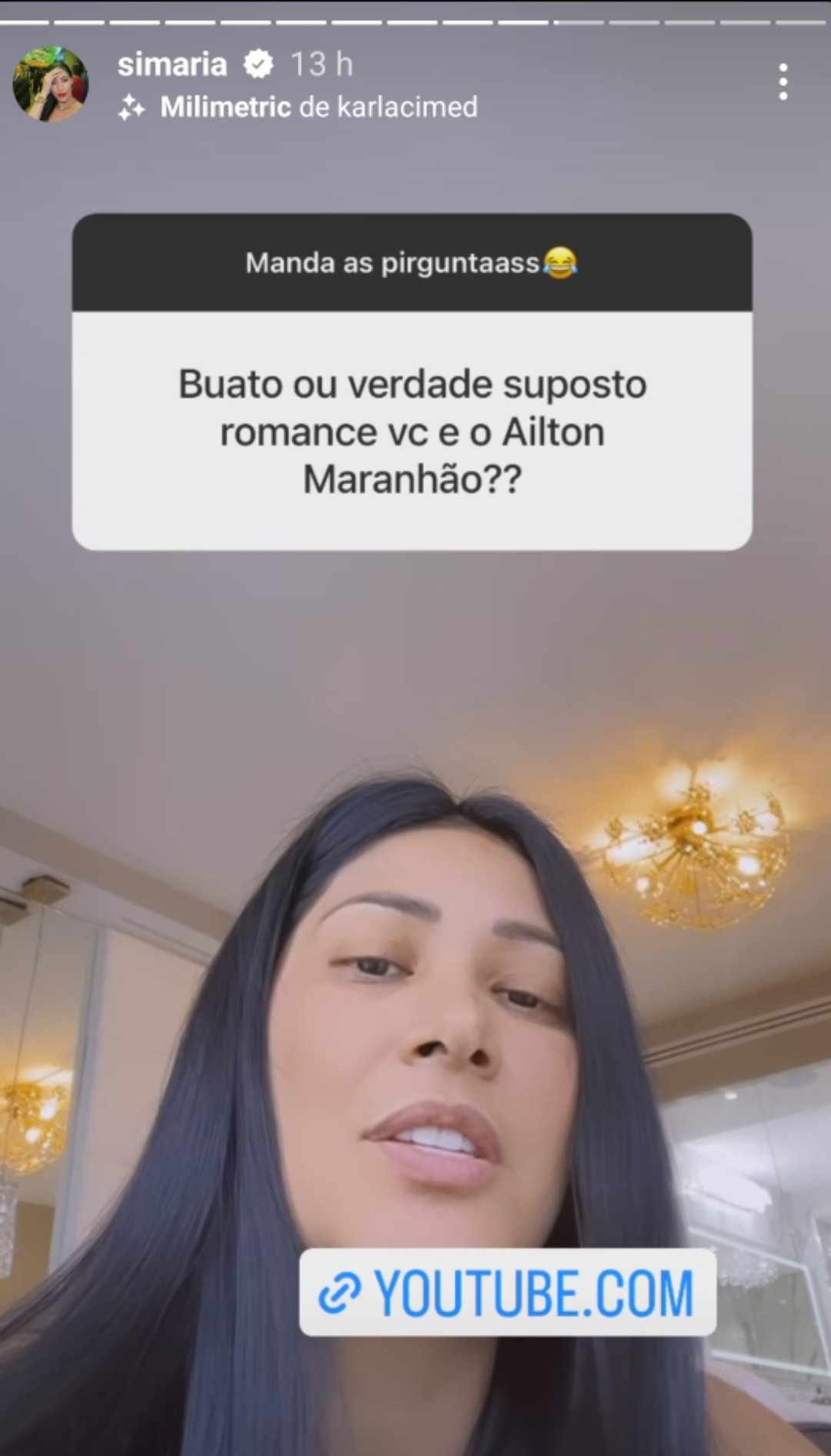 Simaria fala sobre Ailton Maranhão