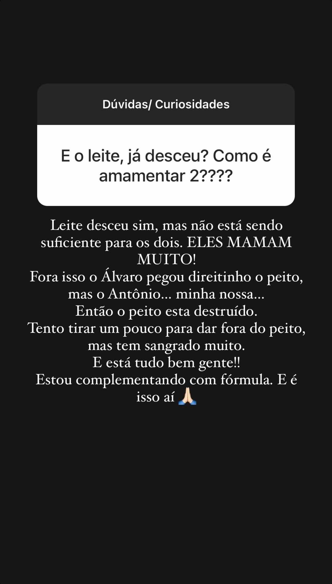 Bárbara Evans fala sobre a amamentação de filhos gêmeos: "Muito difícil"