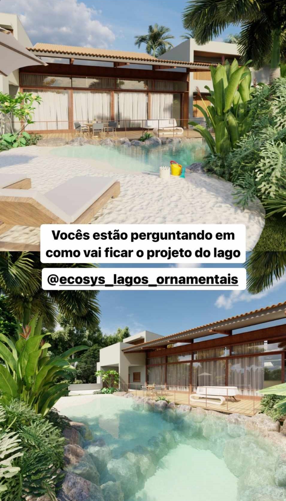 Eliezer mostra projeto da área externa de sua nova casa com Viih Tube