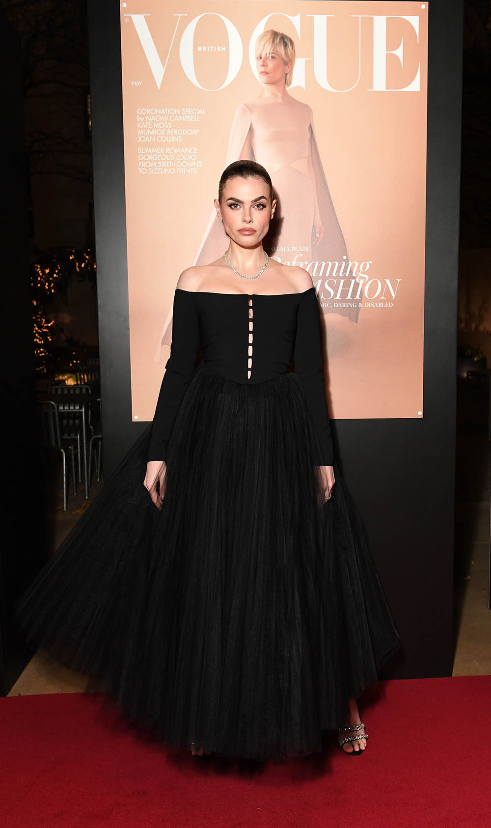 Charli Howard, de Carolina Herrera