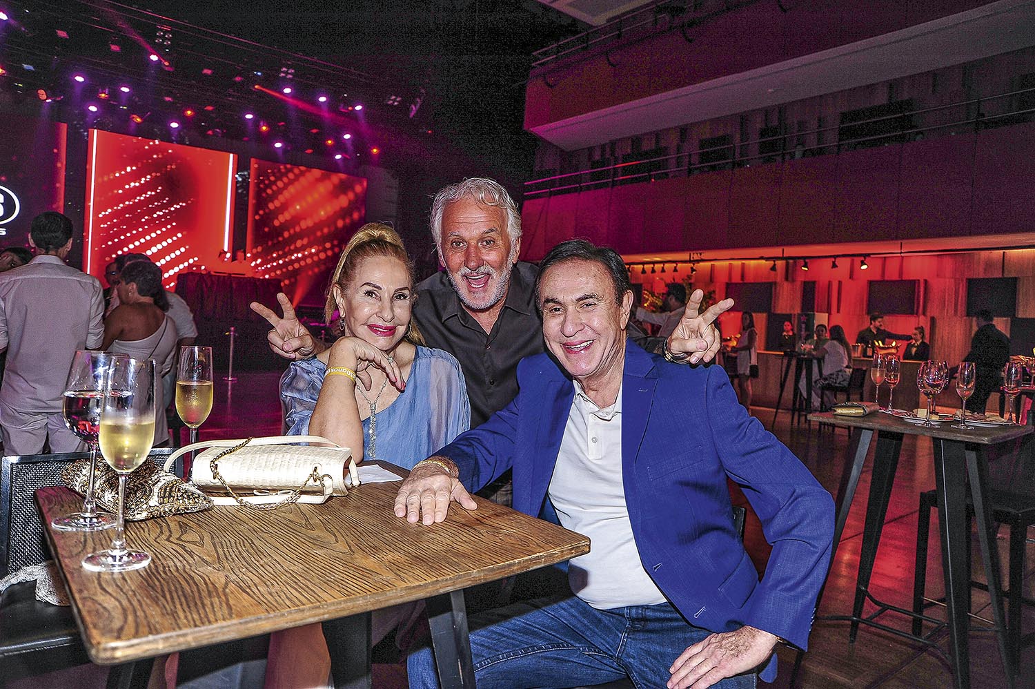 Otávio Mesquita, Celina Ferreira e Amaury Jr.