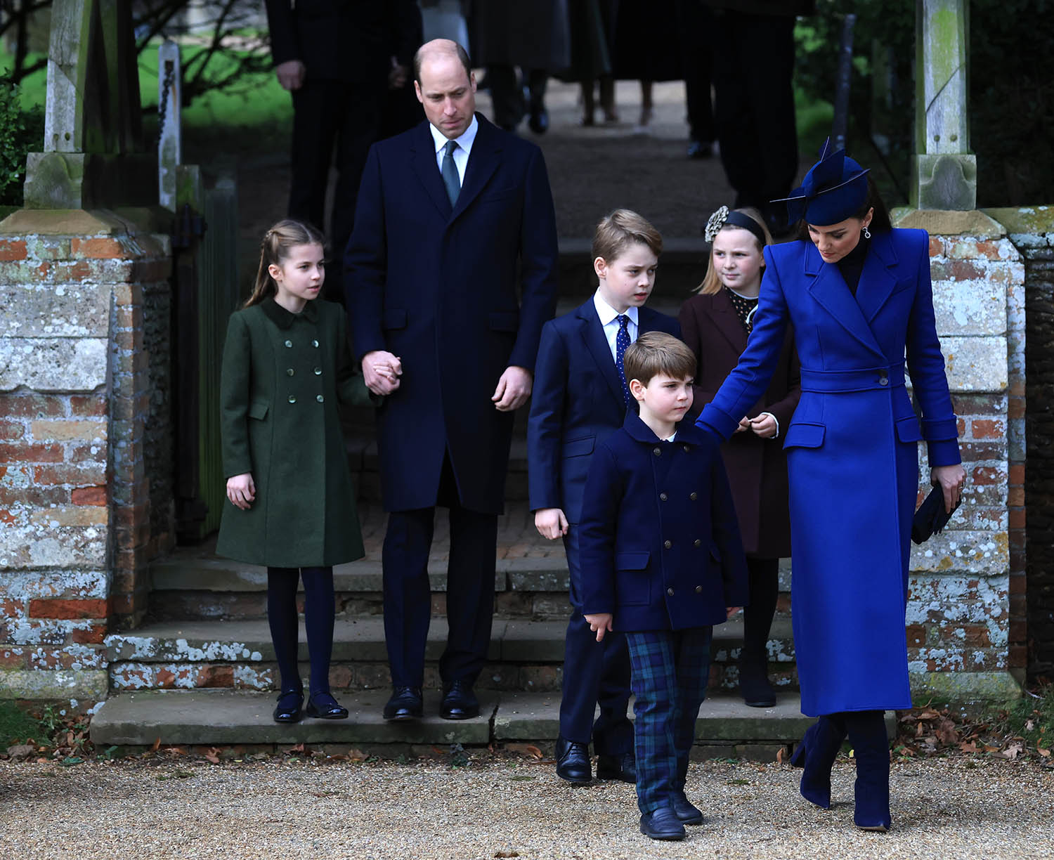 Família real britânica se reúne em evento religioso de Natal - Foto: Getty Images