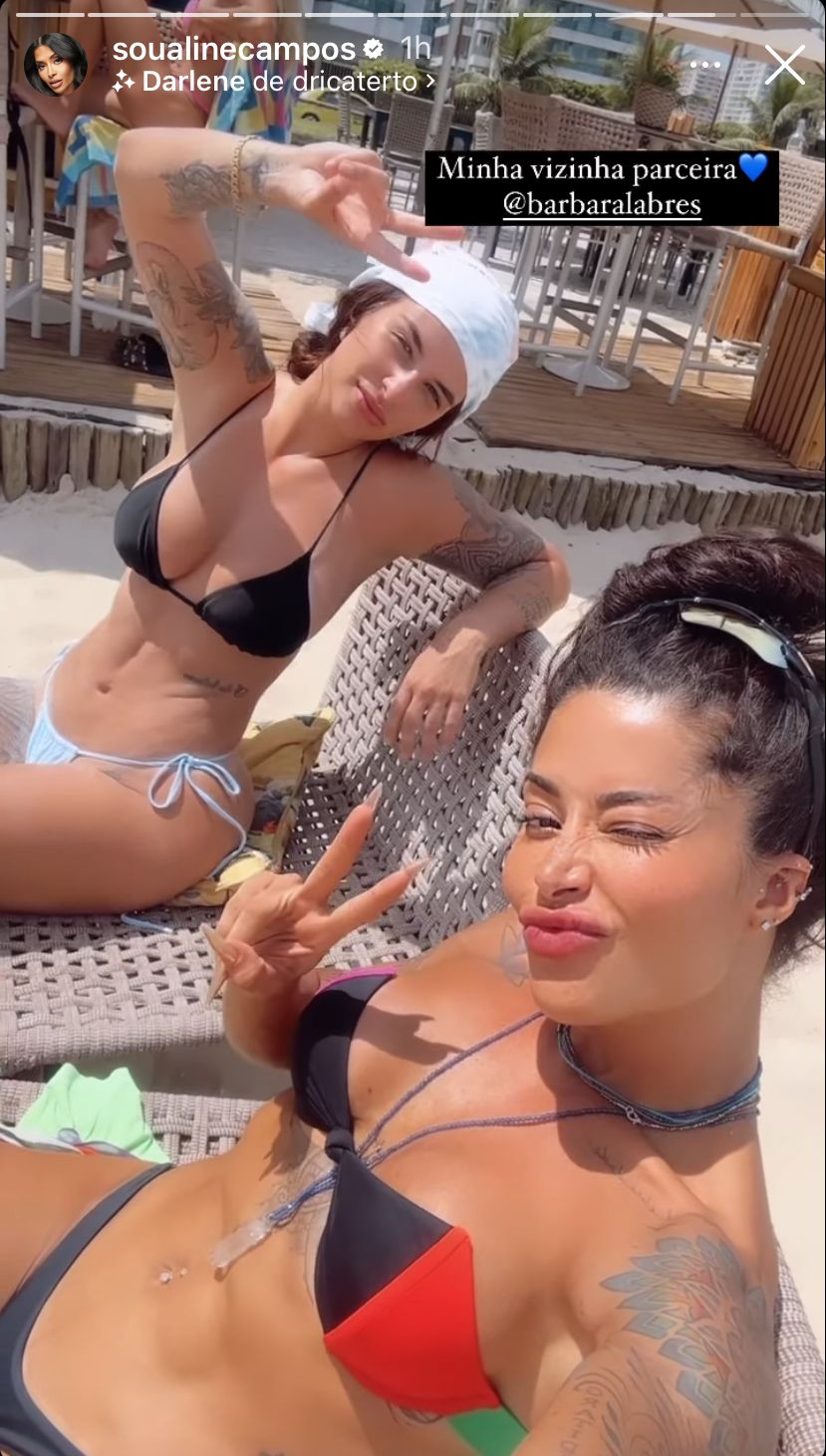 Aline Campos e Bárbara Labres