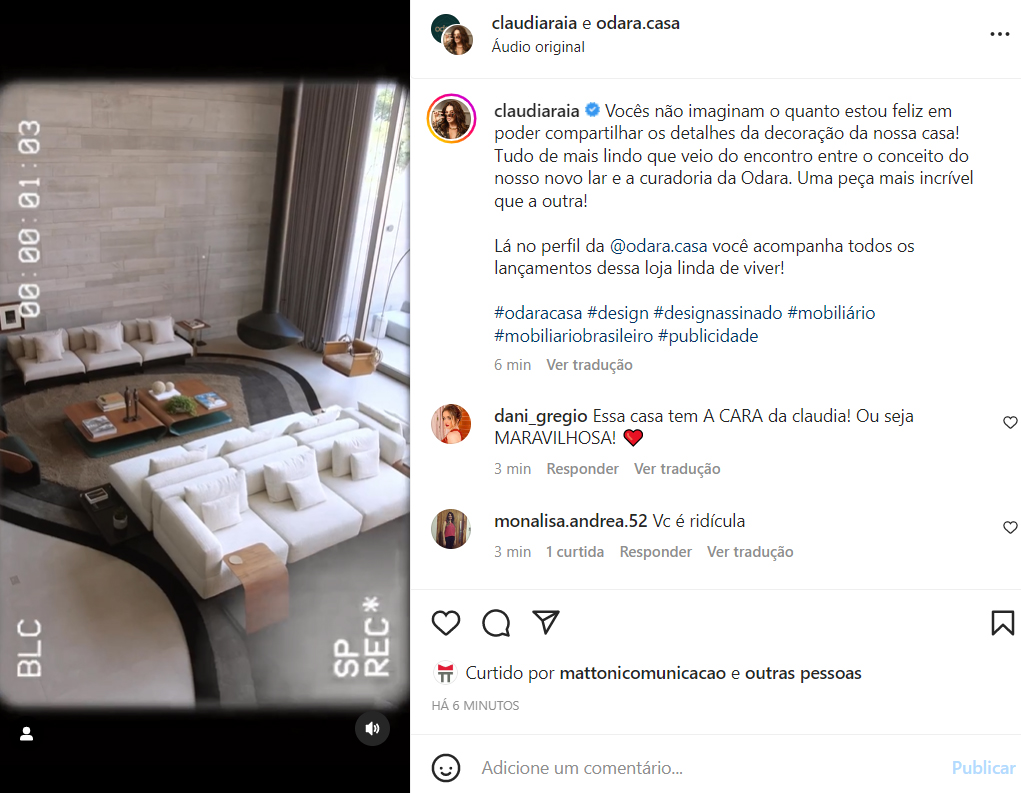 Claudia Raia mostra detalhes da decoração de sua casa