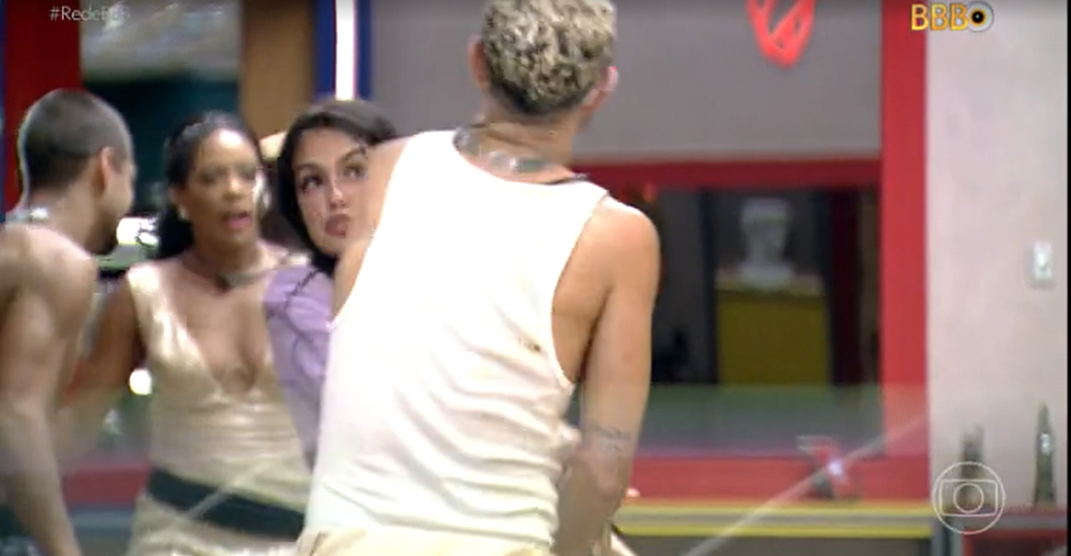 Cena de Fred e Larissa no BBB 23