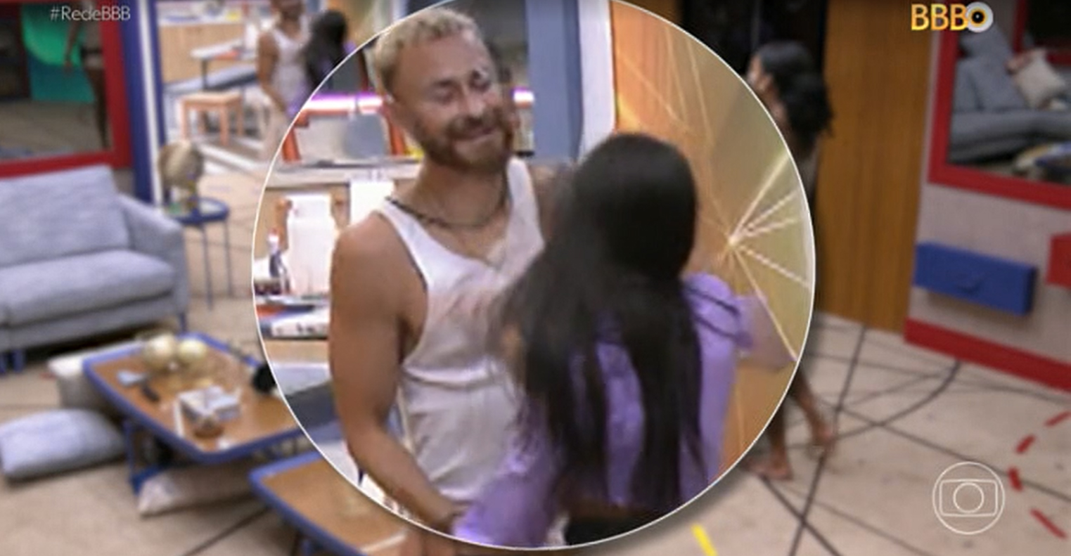 Cena de Fred e Larissa no BBB 23