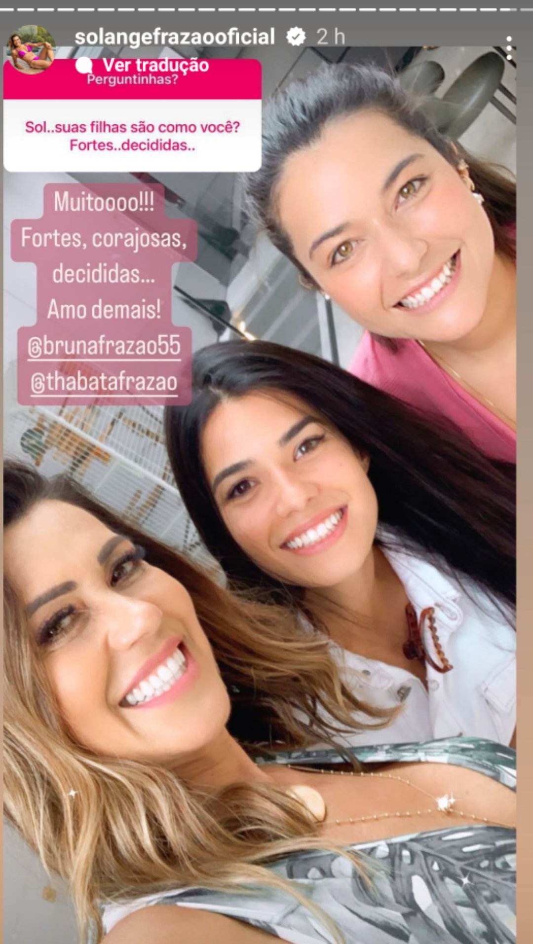 Filhas de Solange Frazão