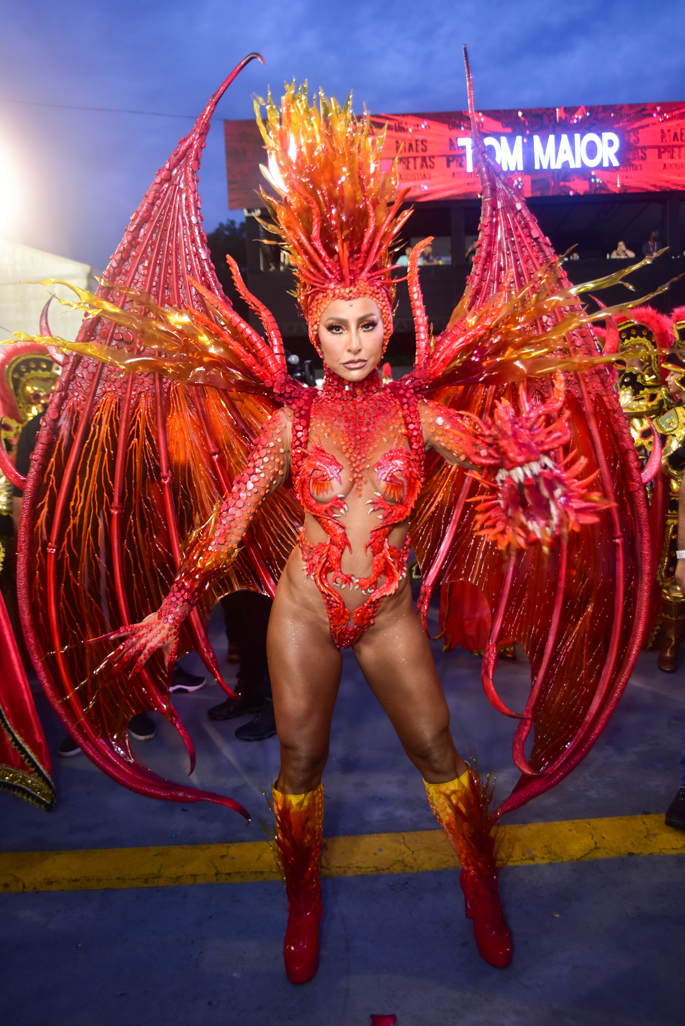 Sabrina Sato no desfile da Gaviões da Fiel