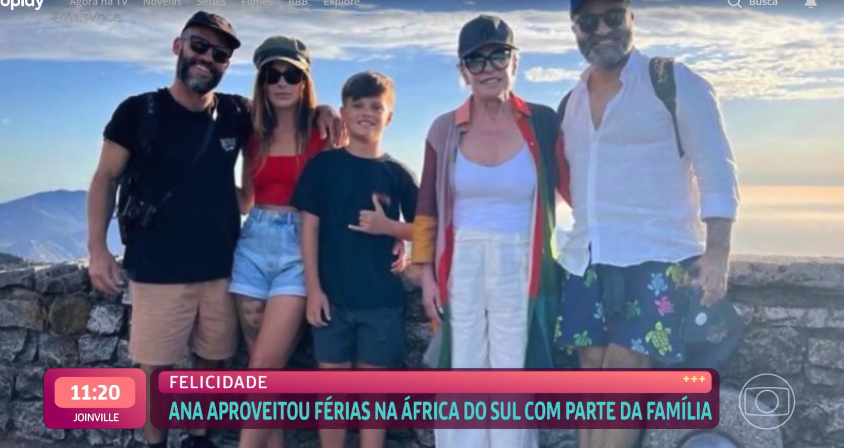 Ana Maria Braga mostra foto com Fábio Arruda no programa 'Mais Você'