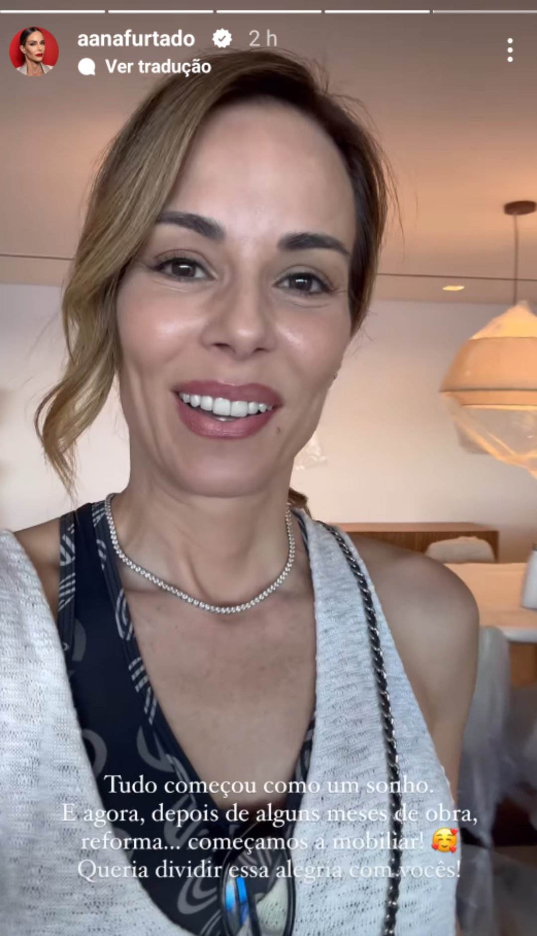 Ana Furtado mobília casa nova