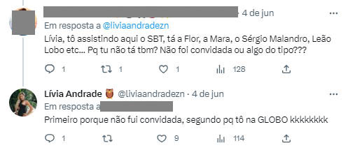 Lívia Andrade fala de sua ausência no especial do Programa Silvio Santos