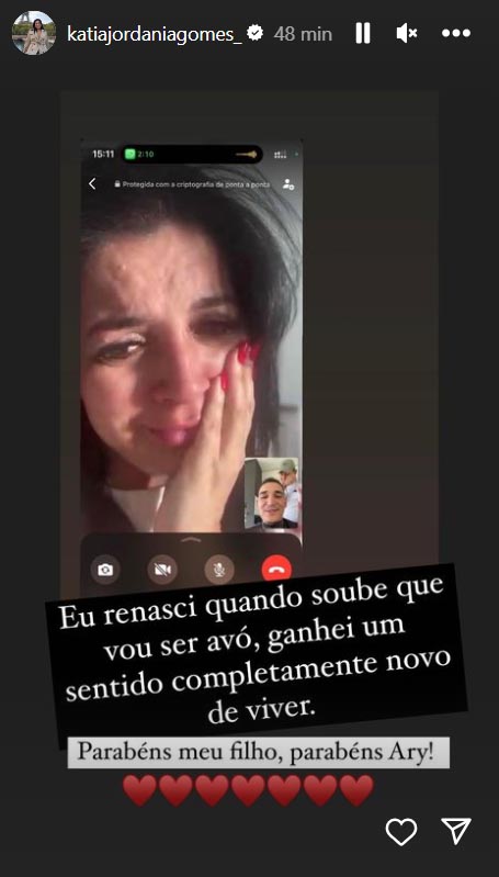 Post da mãe de João Gomes