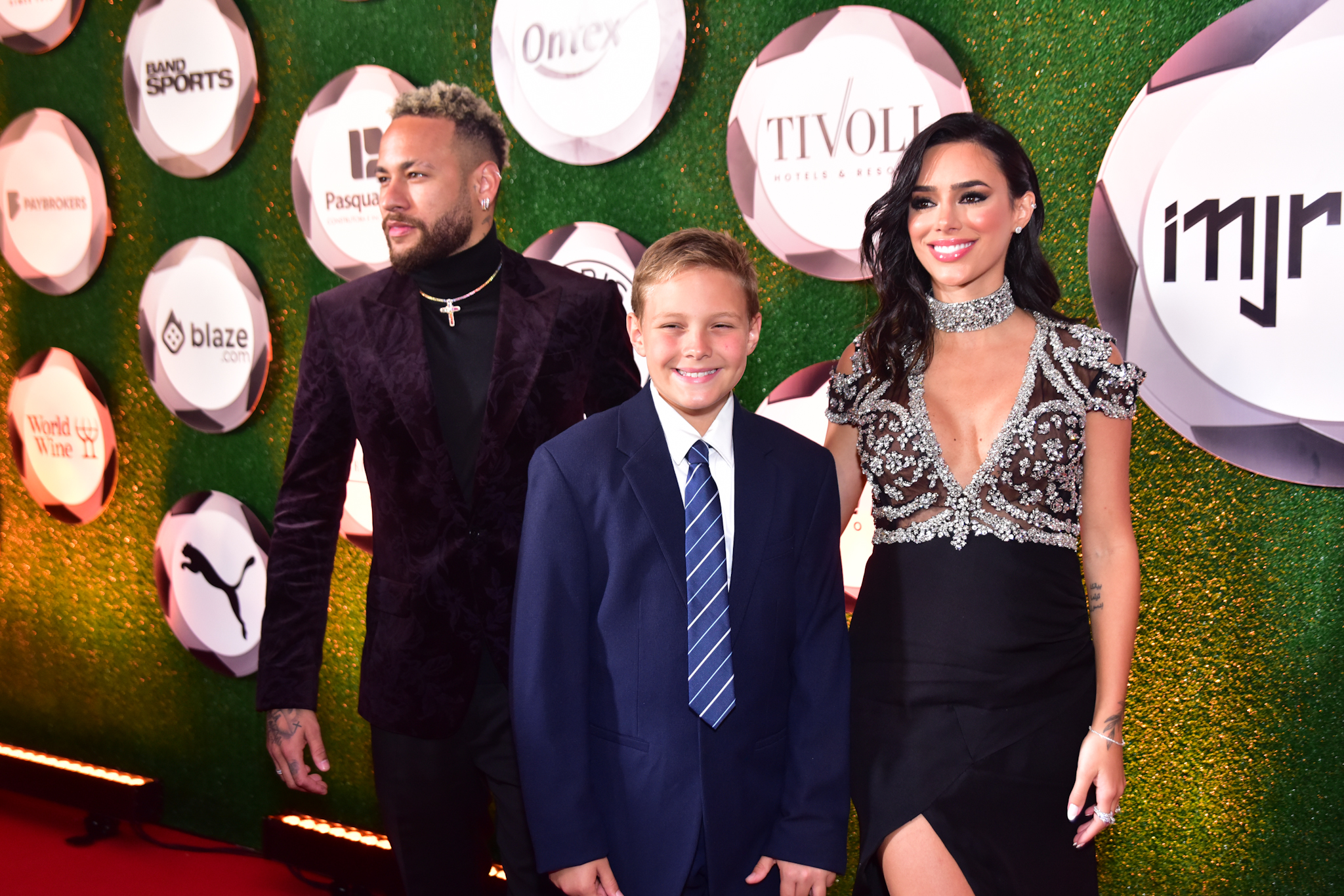 Neymar Jr, Davi Lucca e Bruna Biancardi