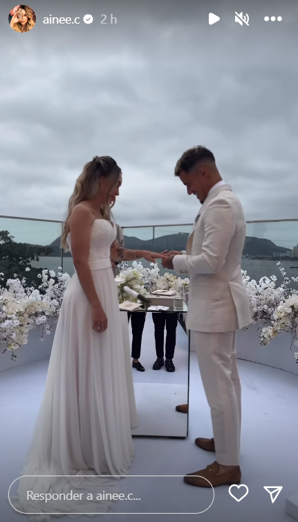 Philippe Coutinho renova os votos de casamento com a esposa, Ainê, em festa luxuosa