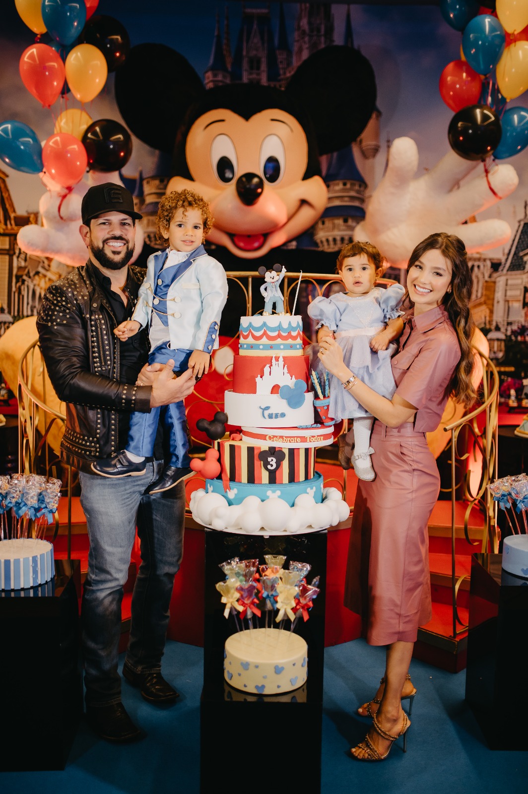 Festa de aniversário de 3 anos de Theo, filho de Biah Rodrigues e Sorocaba