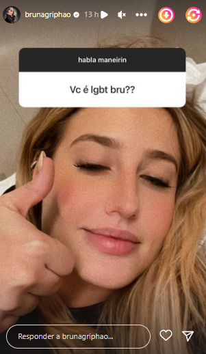 Bruna Griphao diz que é LGBT