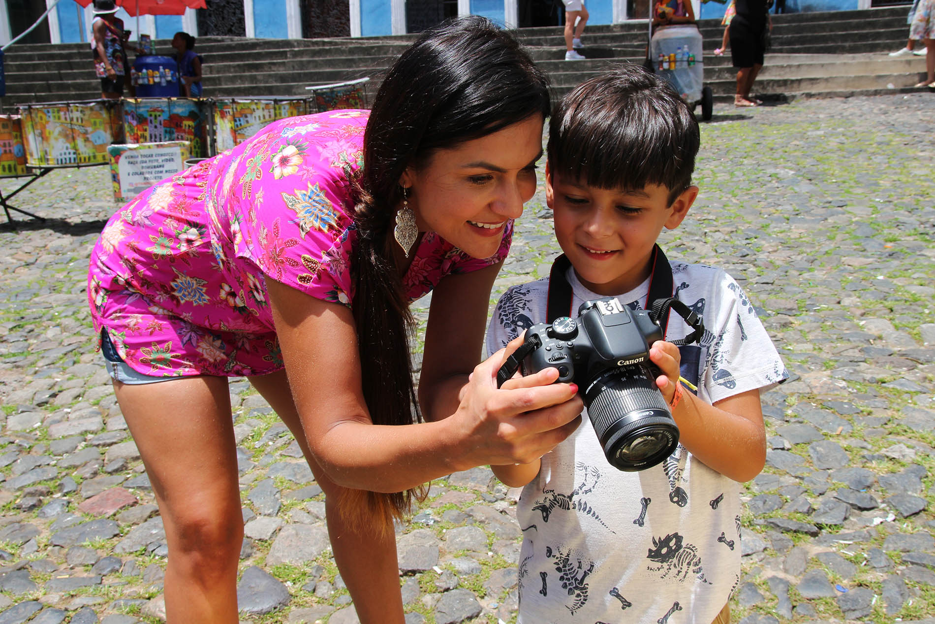  Paula Barbosa se reconecta com família em alto-mar