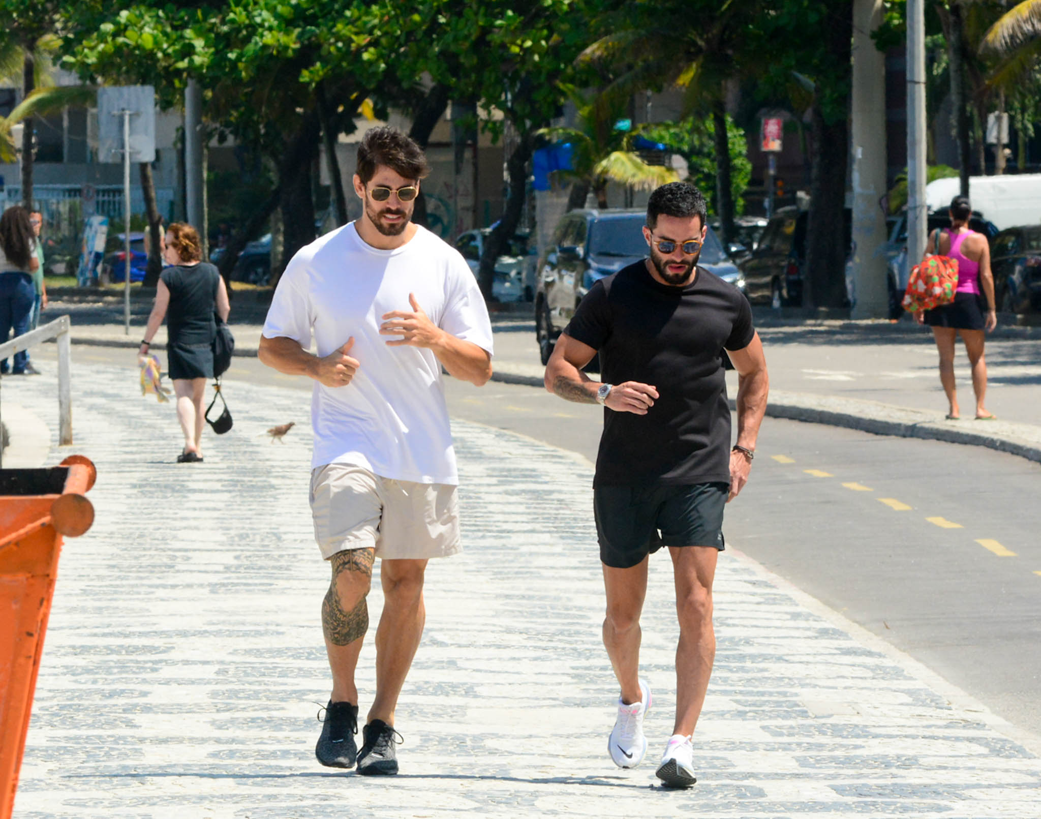 Cara de Sapato faz exercício no RIo de Janeiro