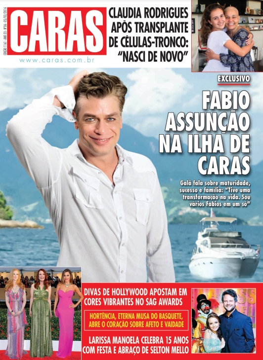 Fábio Assunção na capa da CARAS