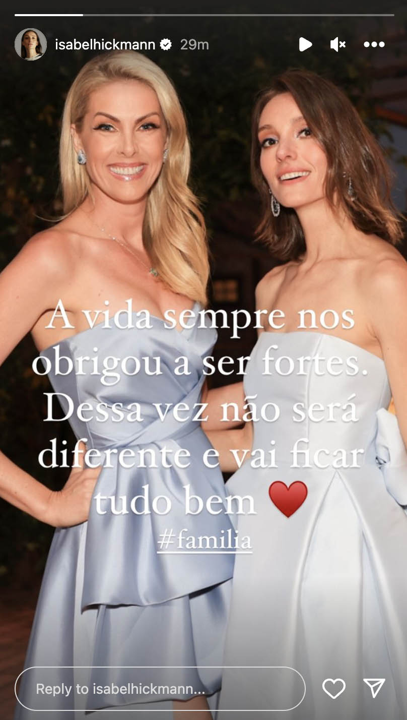 Ana Hickmann e Isabel Hickmann