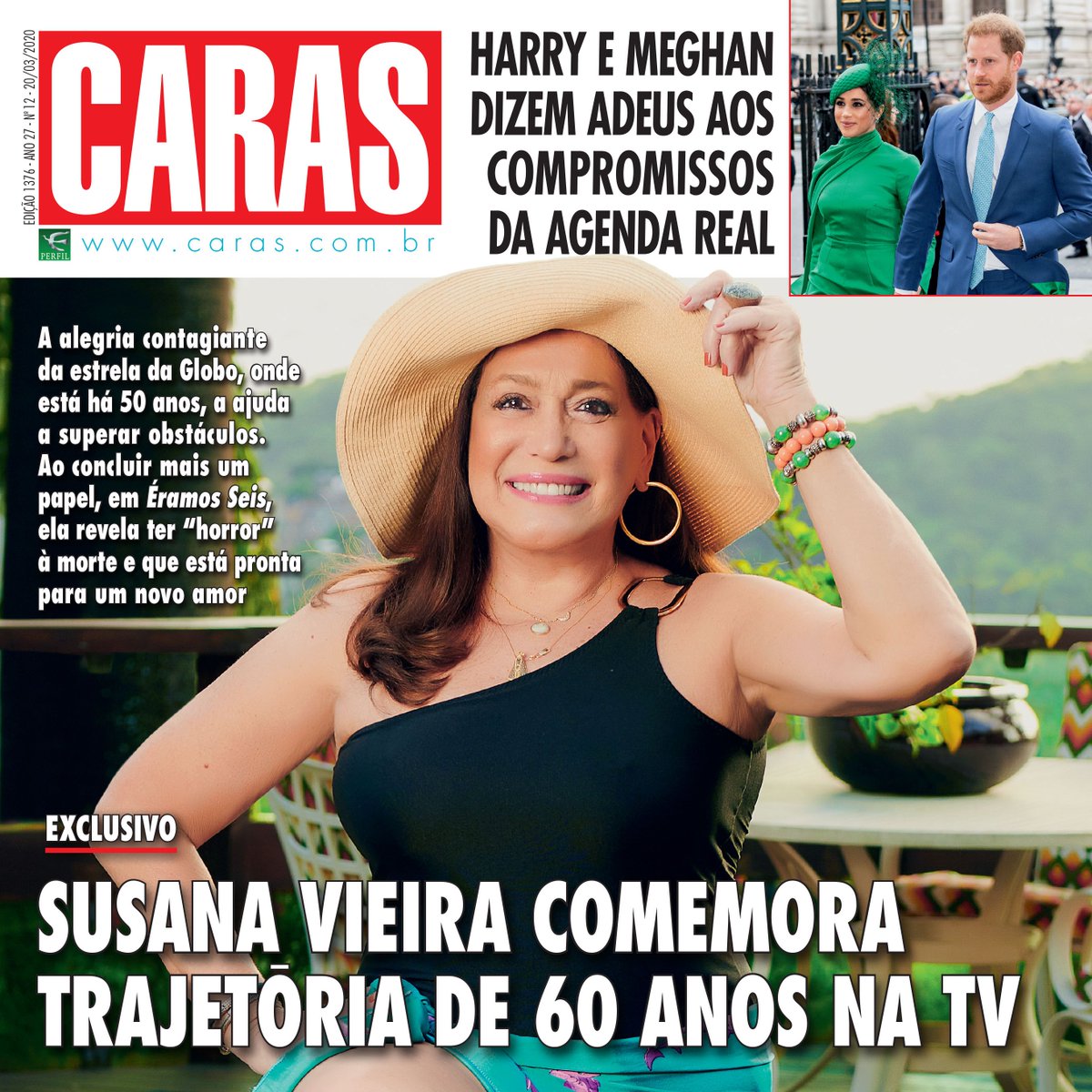 Susana Vieira em capa da CARAS