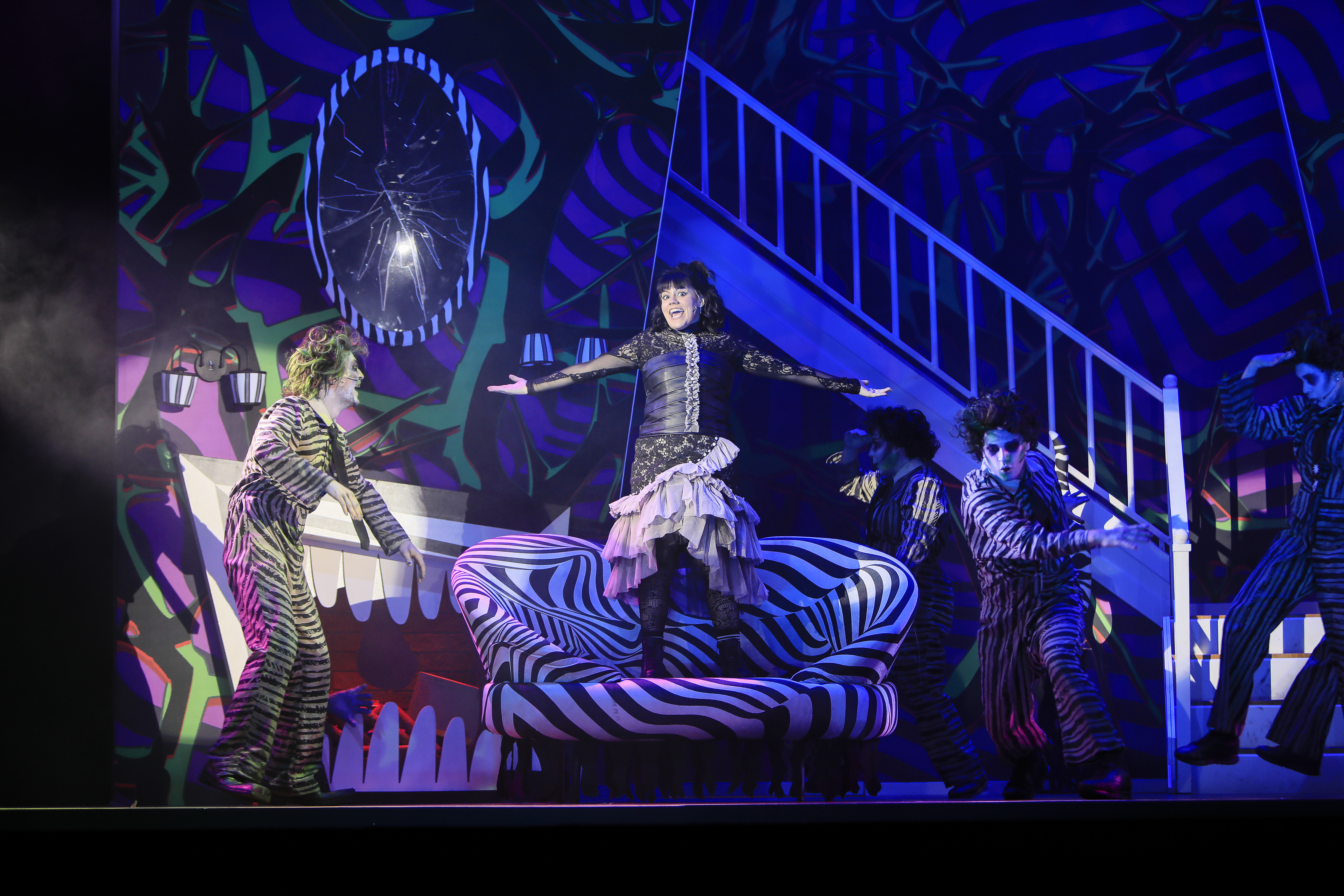 Ana Luiza Ferreira no musical Beetlejuice