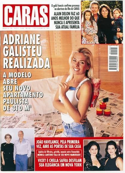 capa da CARAS com Adriane Galisteu