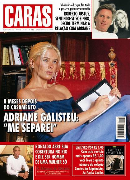 Adriane Galisteu em capa da CARAS