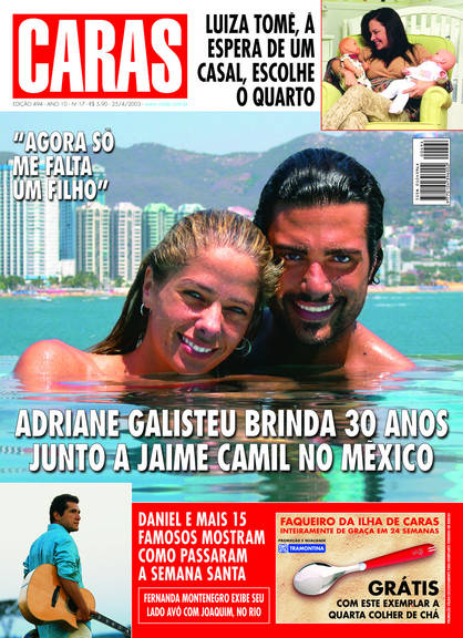 Adriane Galisteu em capa da CARAS