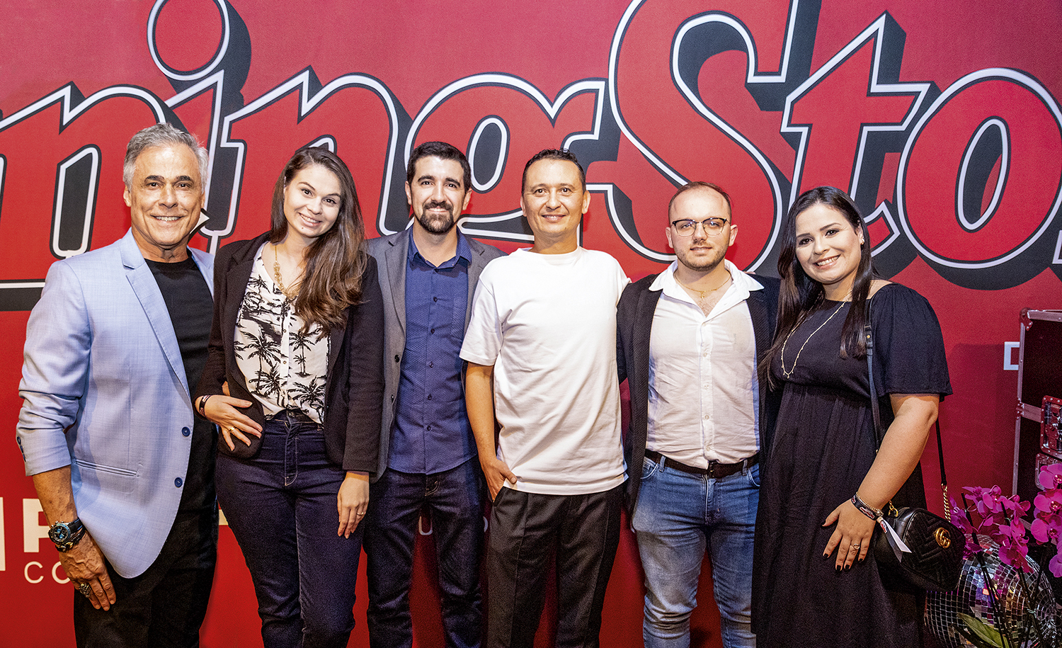 Oscar Magrini, Marina Bertoli Gonçalves, João Tomás Pereira Filho, Mariane Liz e o deputado Junior Poti, Luan Mateus e Maria Beatriz Stiegemeier