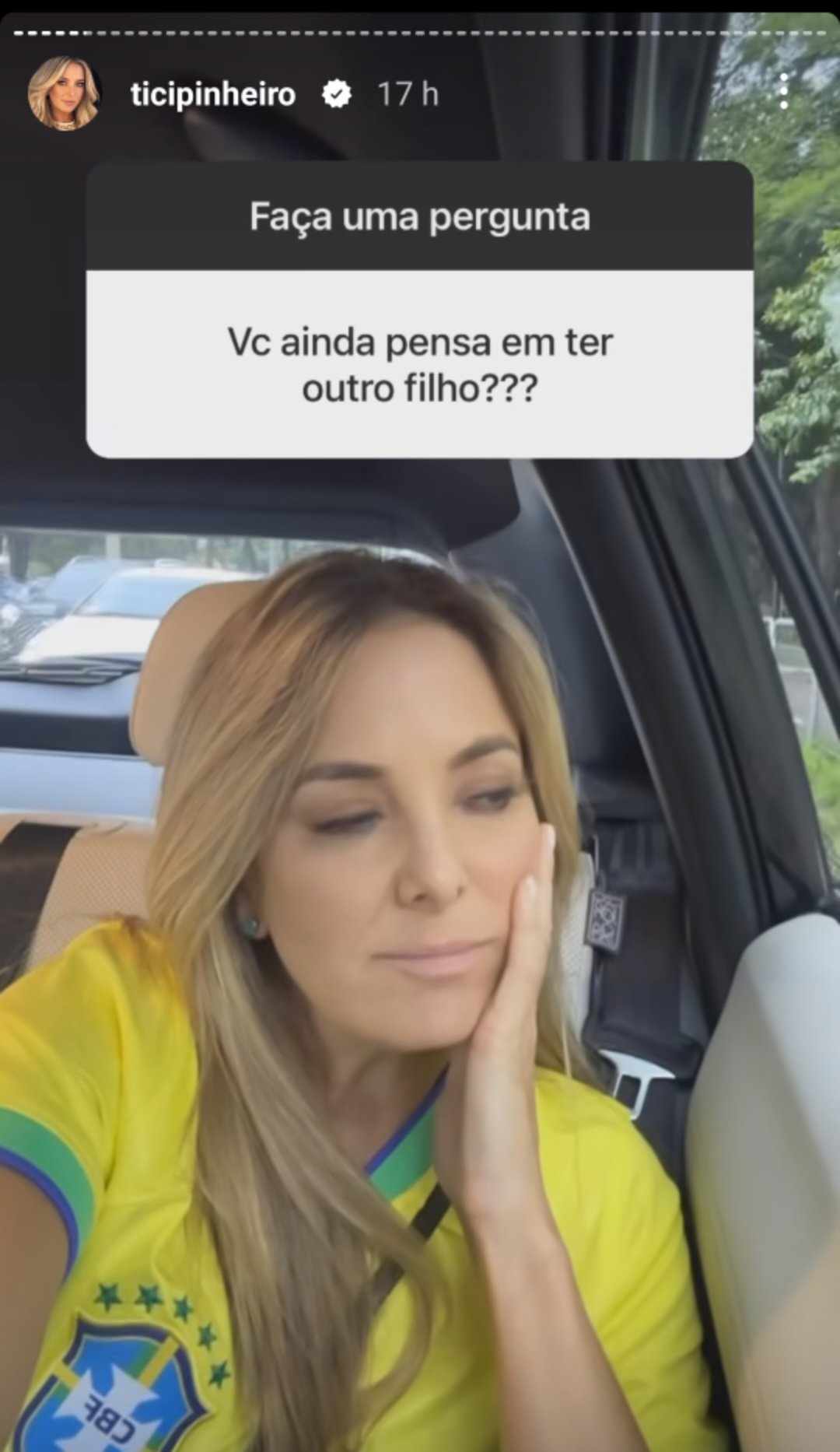 ticiane pinheiro sobre ter mais filhos