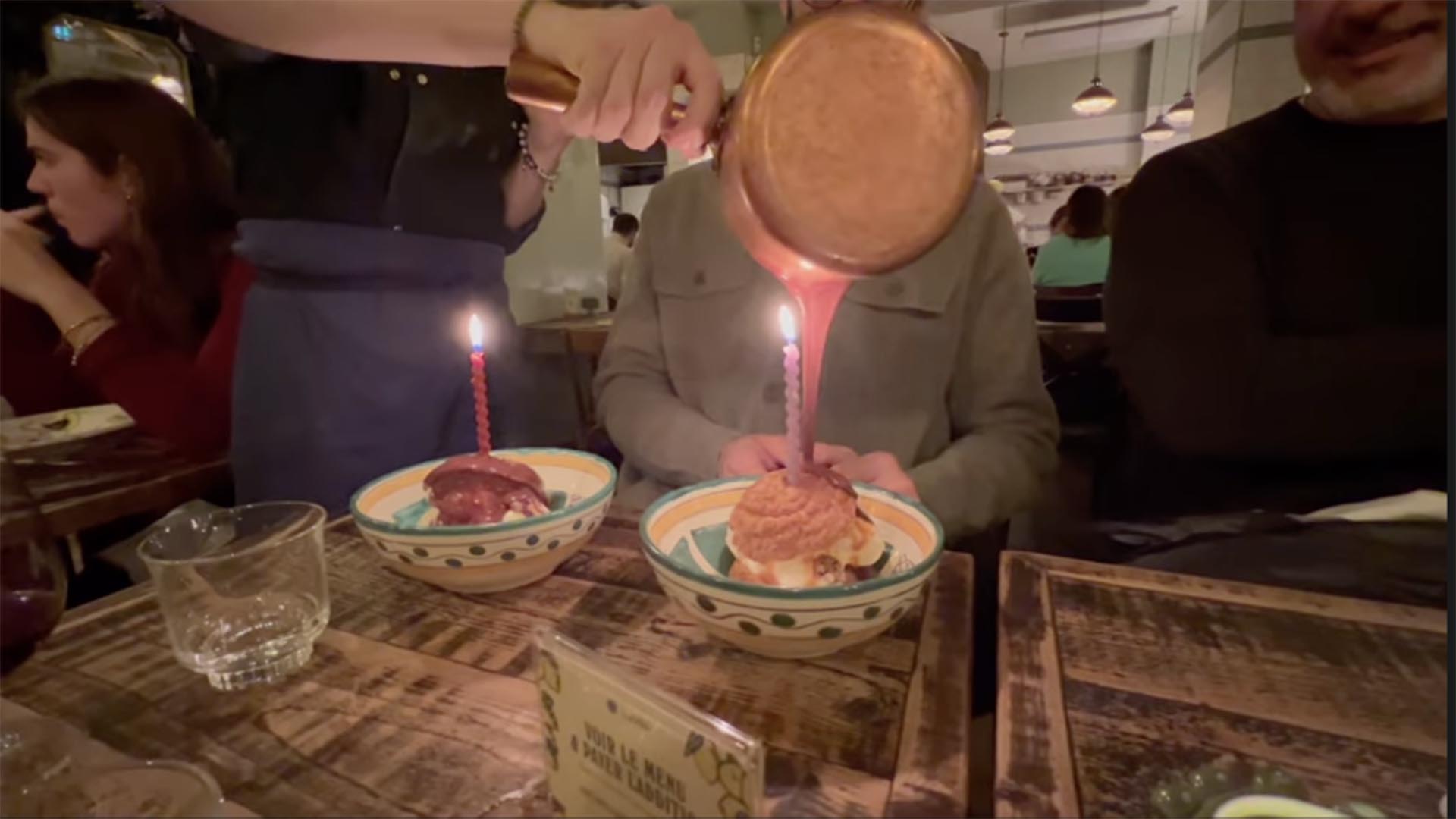 William Bonner comemora seu aniversário na França