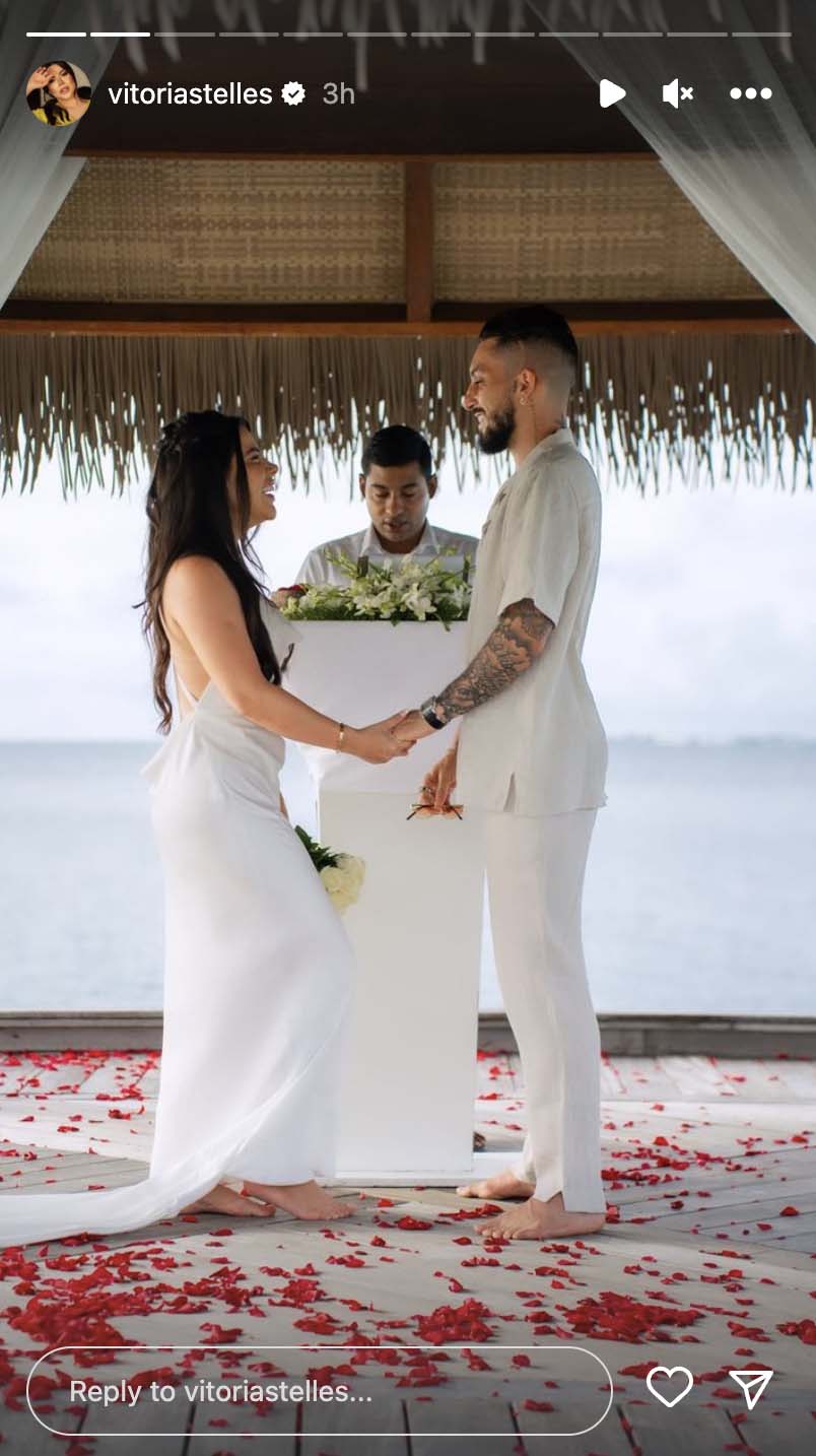 Casamento de Alex Telles e Vitoria Schneider