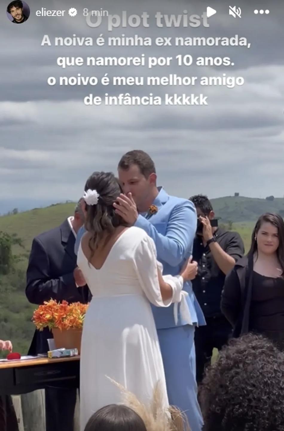 Eliezer vai ao casamento da ex