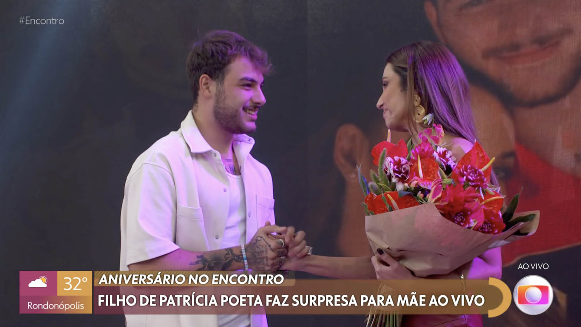 Patrícia Poeta e seu filho, Felipe