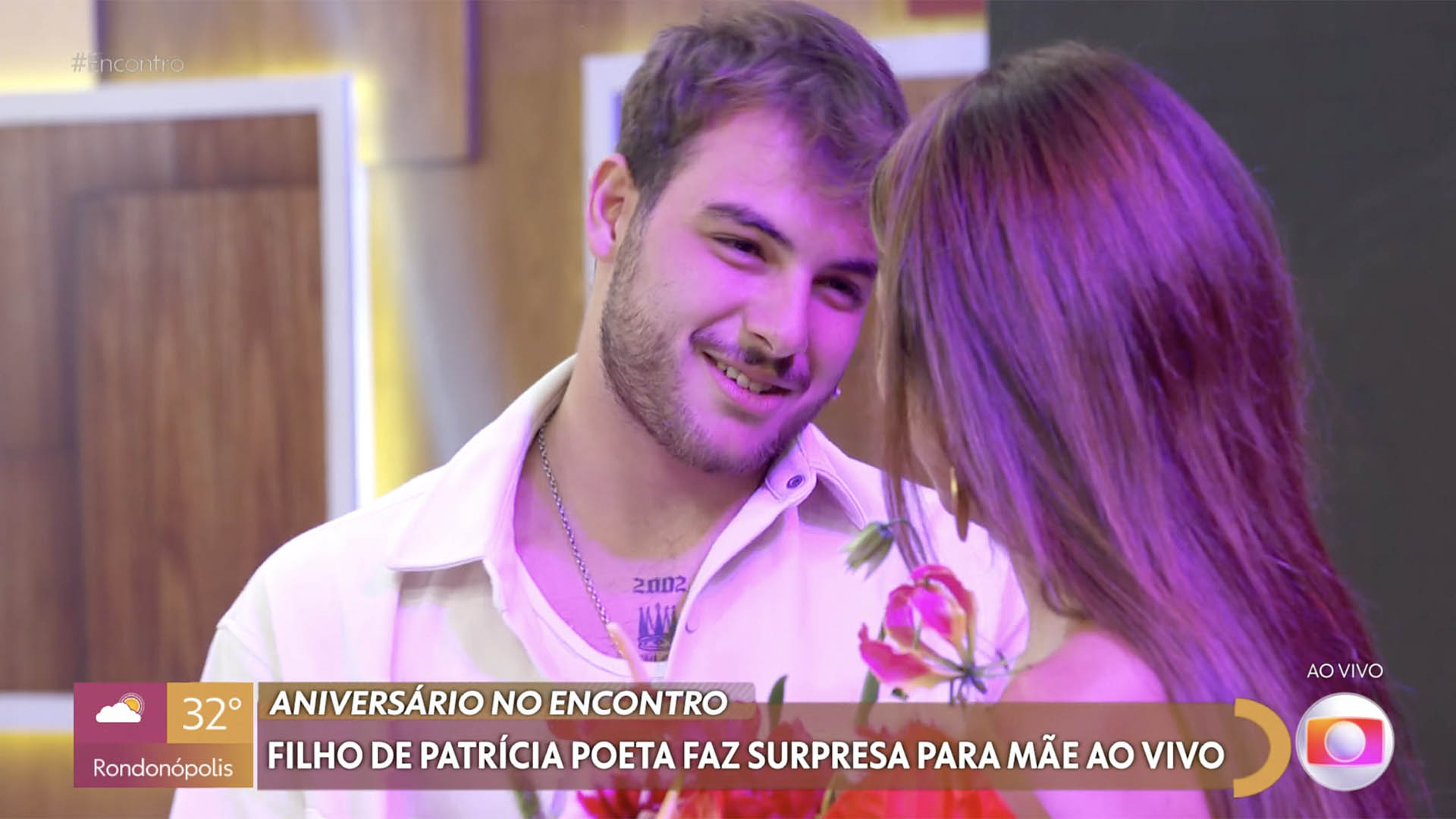 Patrícia Poeta e seu filho, Felipe