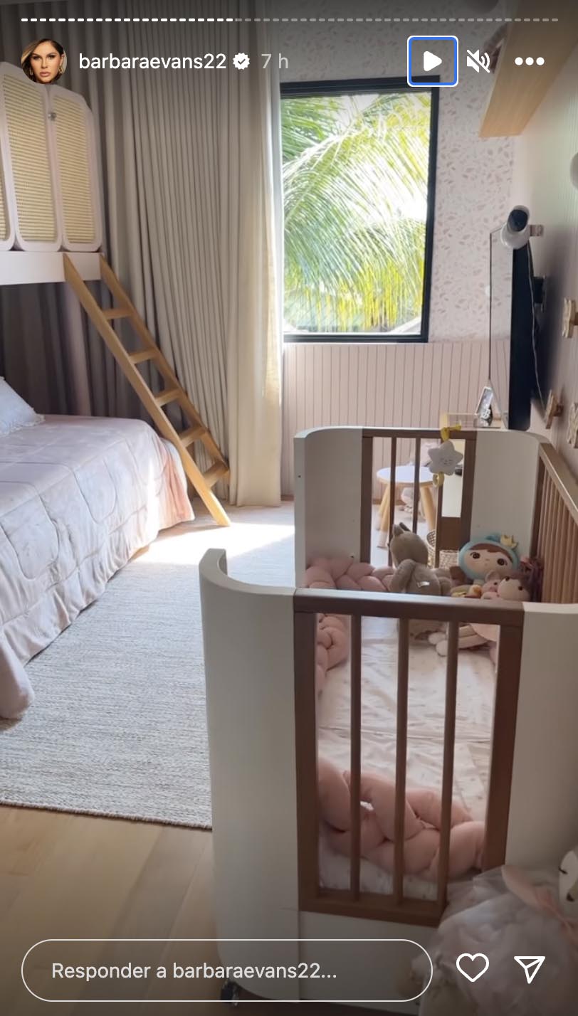 Bárbara Evans mostra decoração dos quartos dos filhos