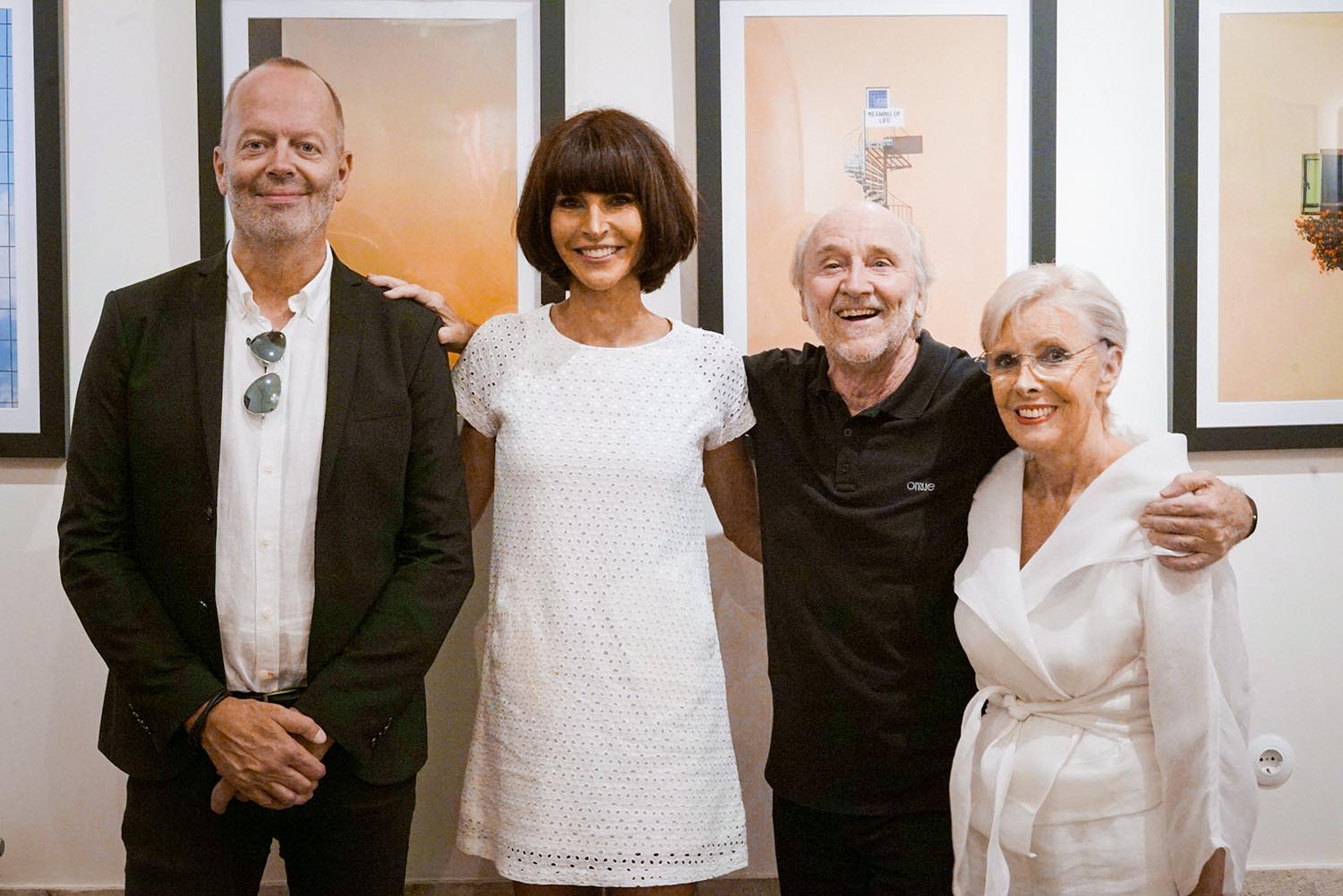 Marcus Cederberg e Hans com Margherita Brazzale e sua mãe.