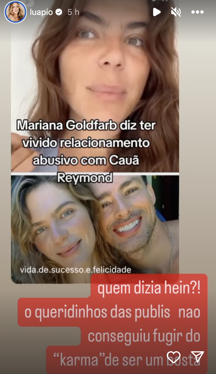 Luana Piovani critica