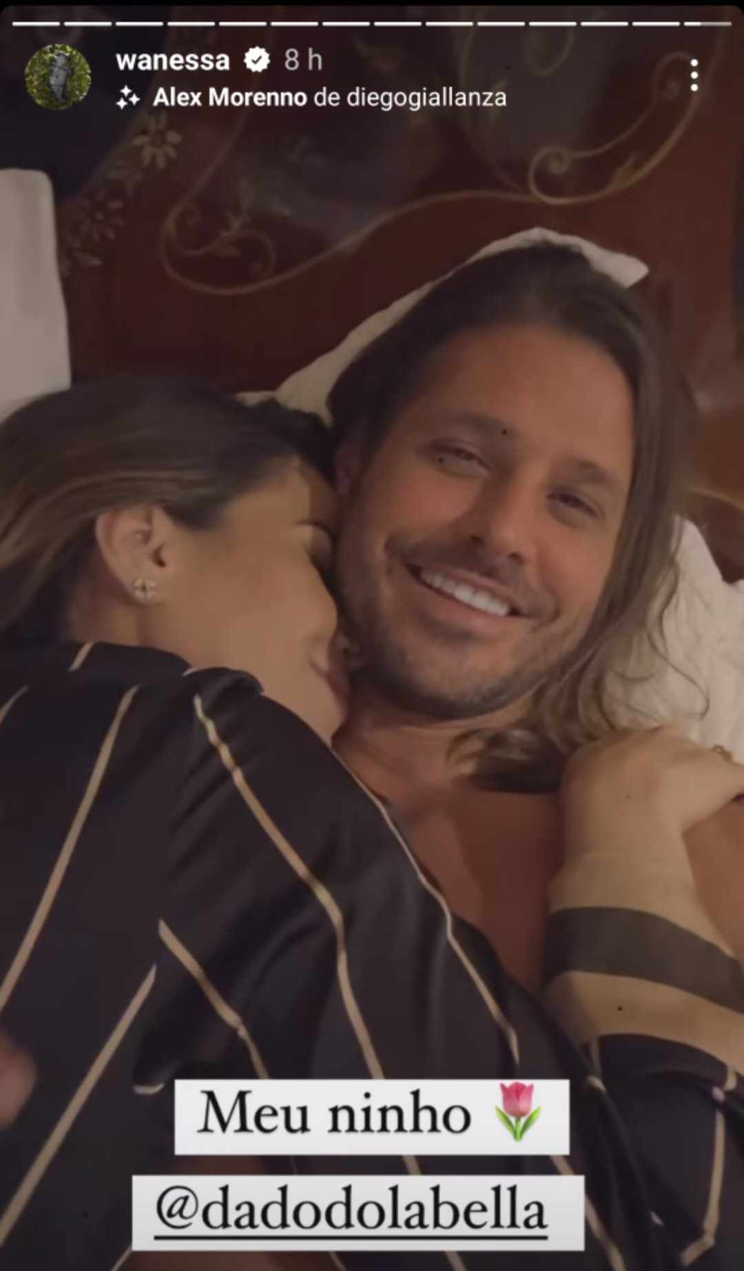 Wanessa e dado na cama