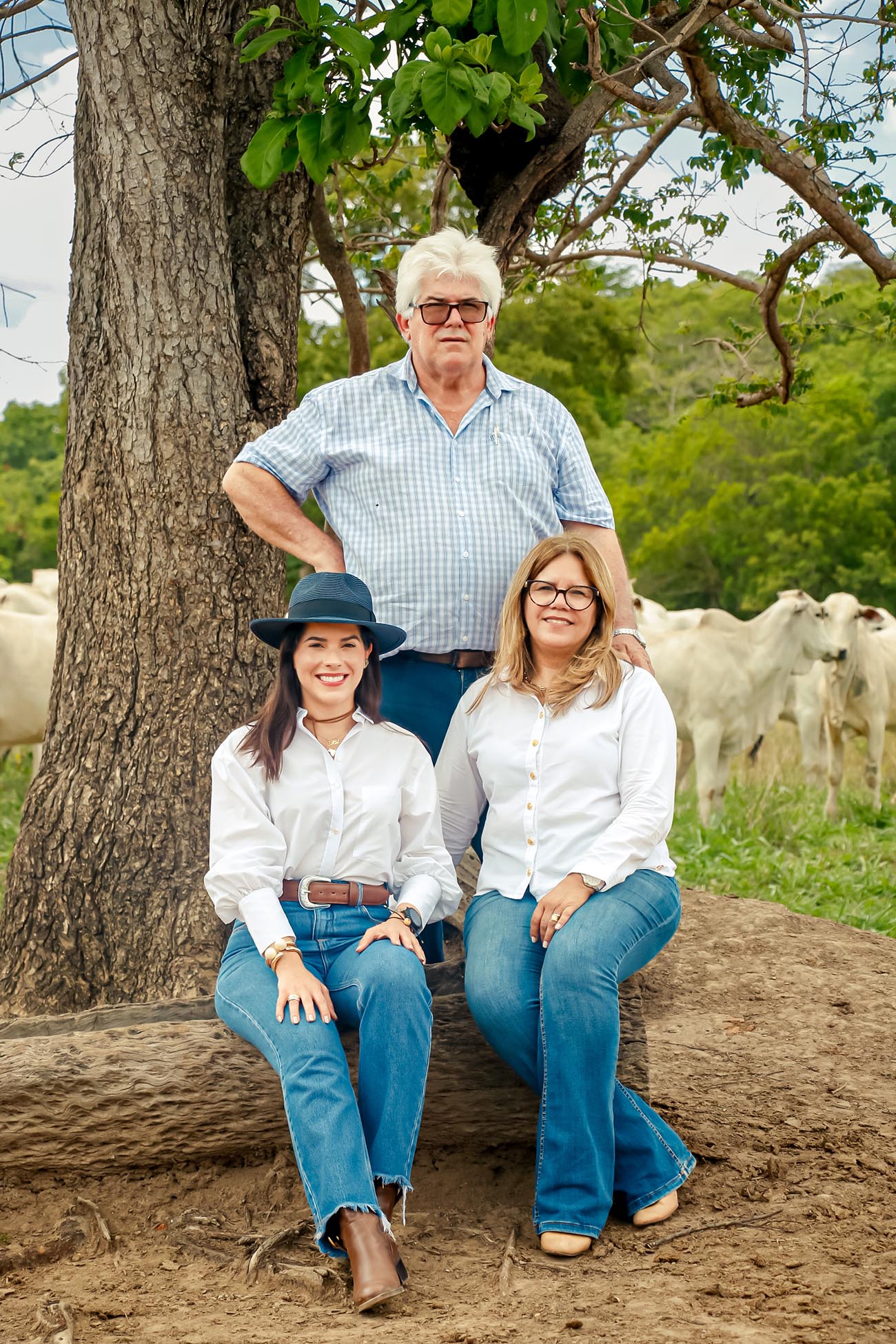 Na fazenda Lavandeira, no Mato Grosso, Melissa honra os pais, Leoni e Alzira