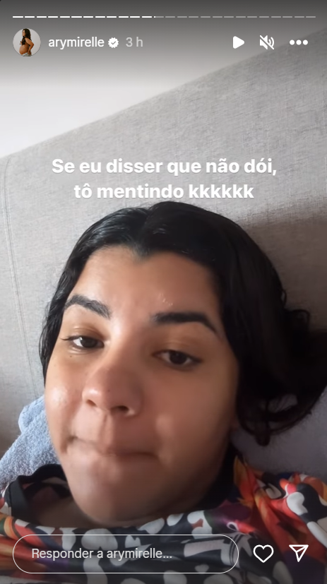 Ary Mirelle fala sobre pós-parto. Foto: Reprodução / Instagram