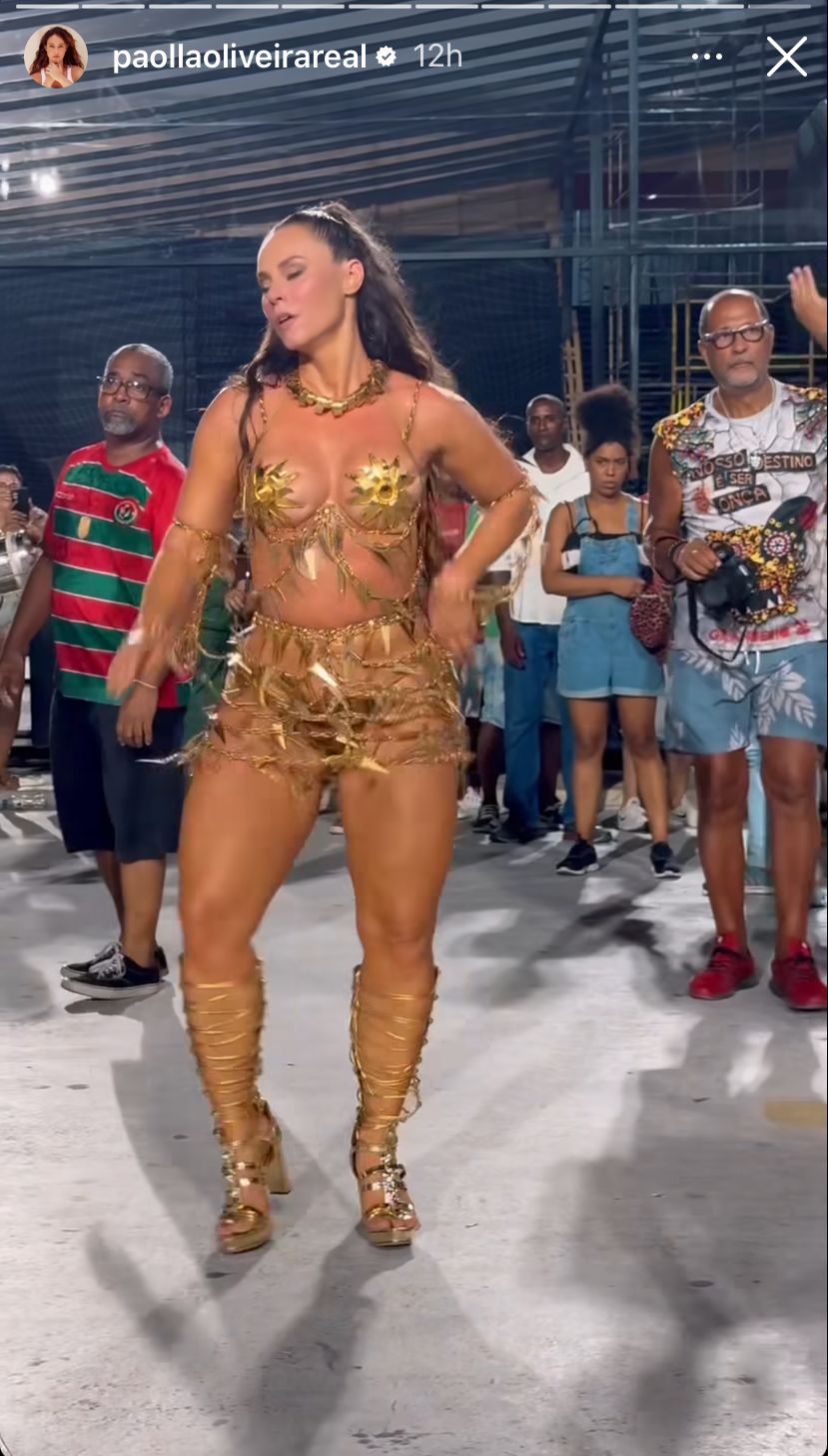 Paolla Oliveira surge deslumbrante em novo ensaio de Carnaval