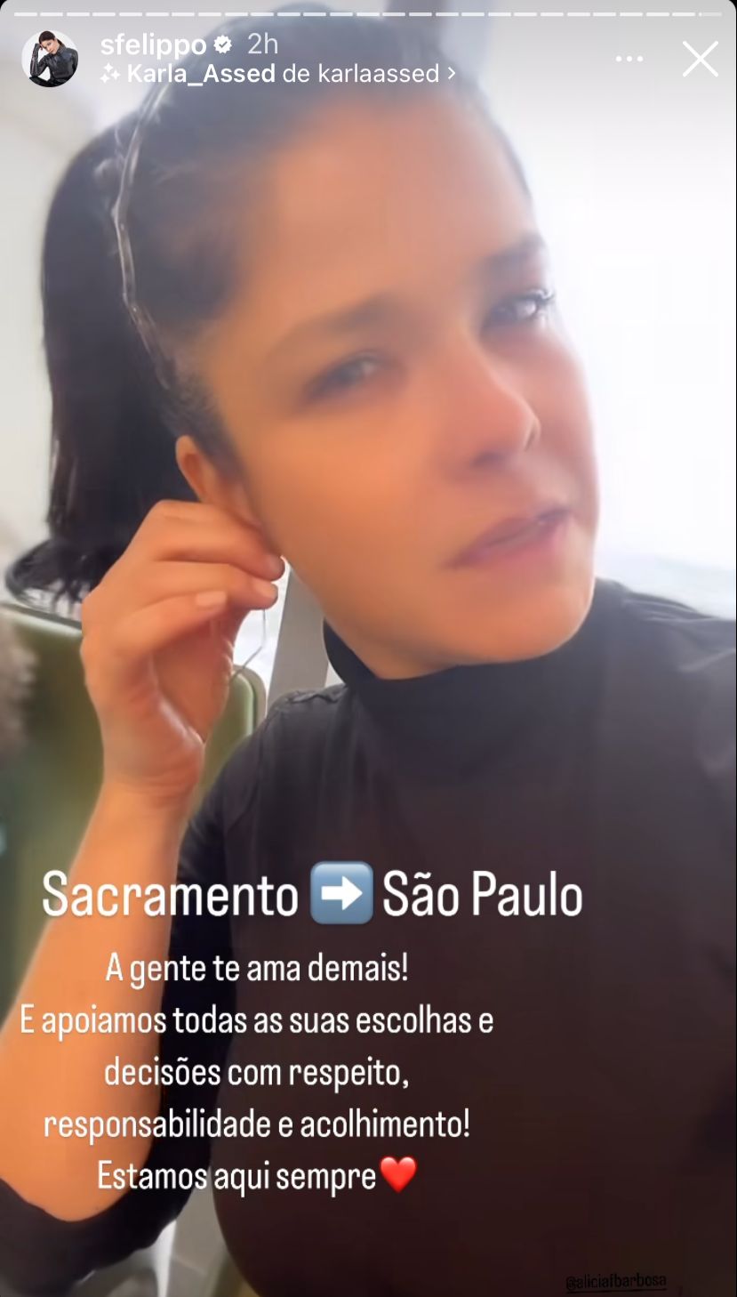 Samara Felippo desabafa sobre despedida da filha