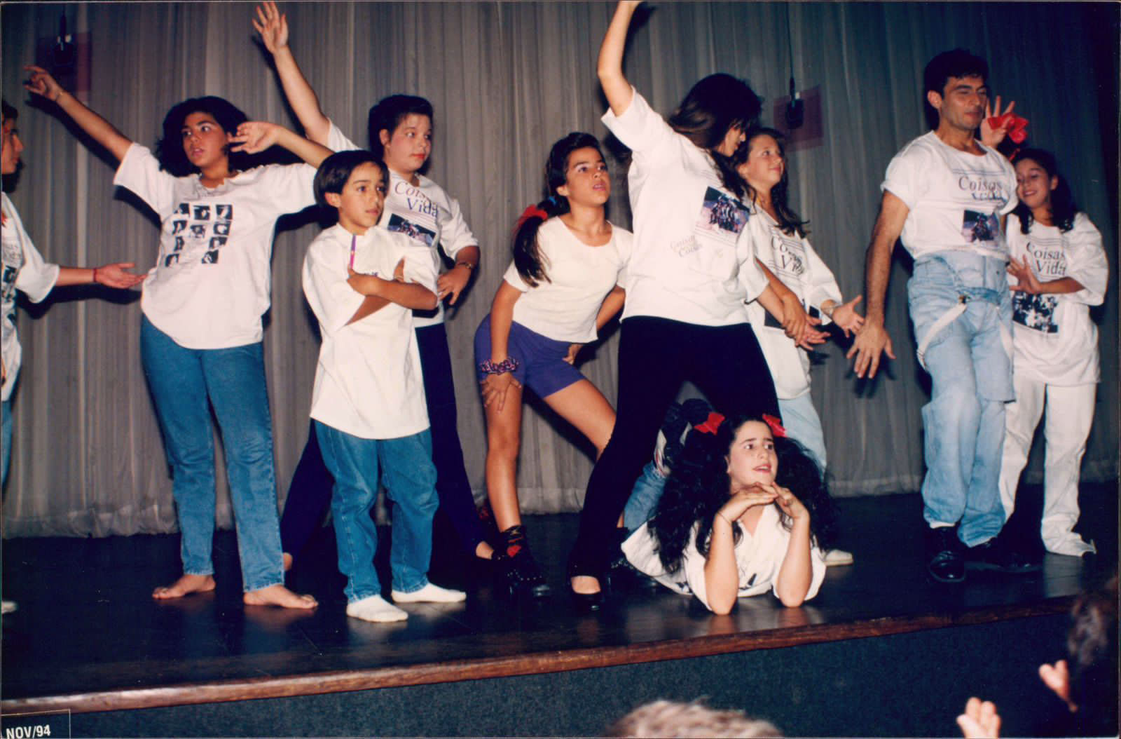 Wanessa Camargo em uma apresentação de sua escola - Foto: Arquivo Pessoal