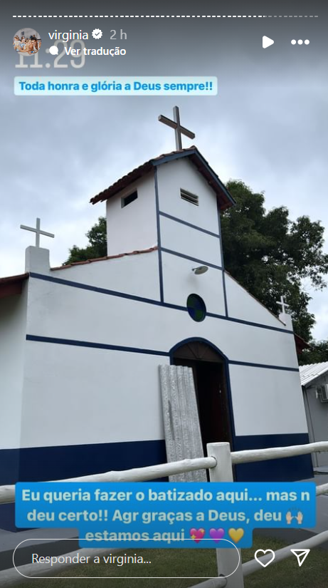 Virginia Fonseca realiza chá revelação na fazenda Talismã. Foto: Reprodução / Instagram