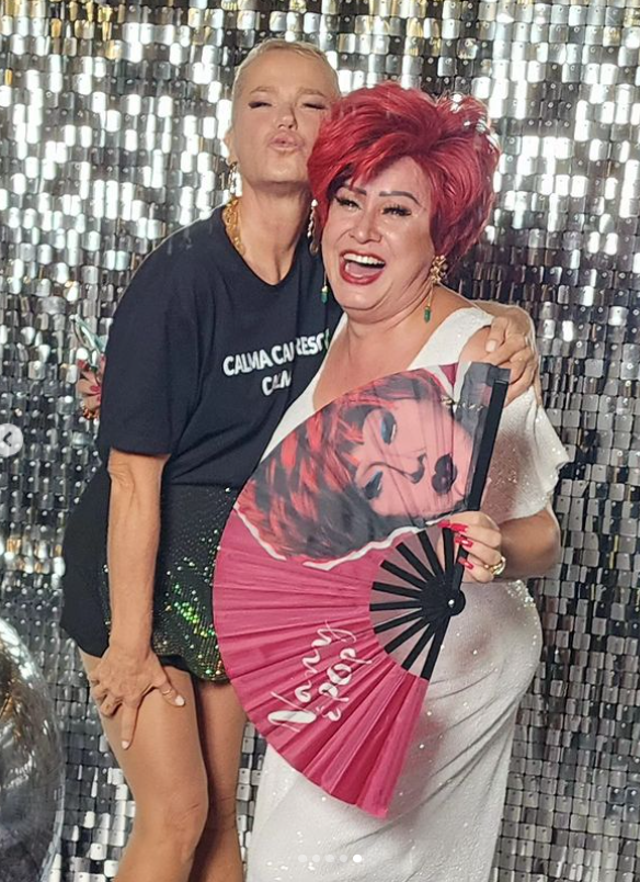 Xuxa Meneghel e Nany People. Foto: Reprodução / Instagram