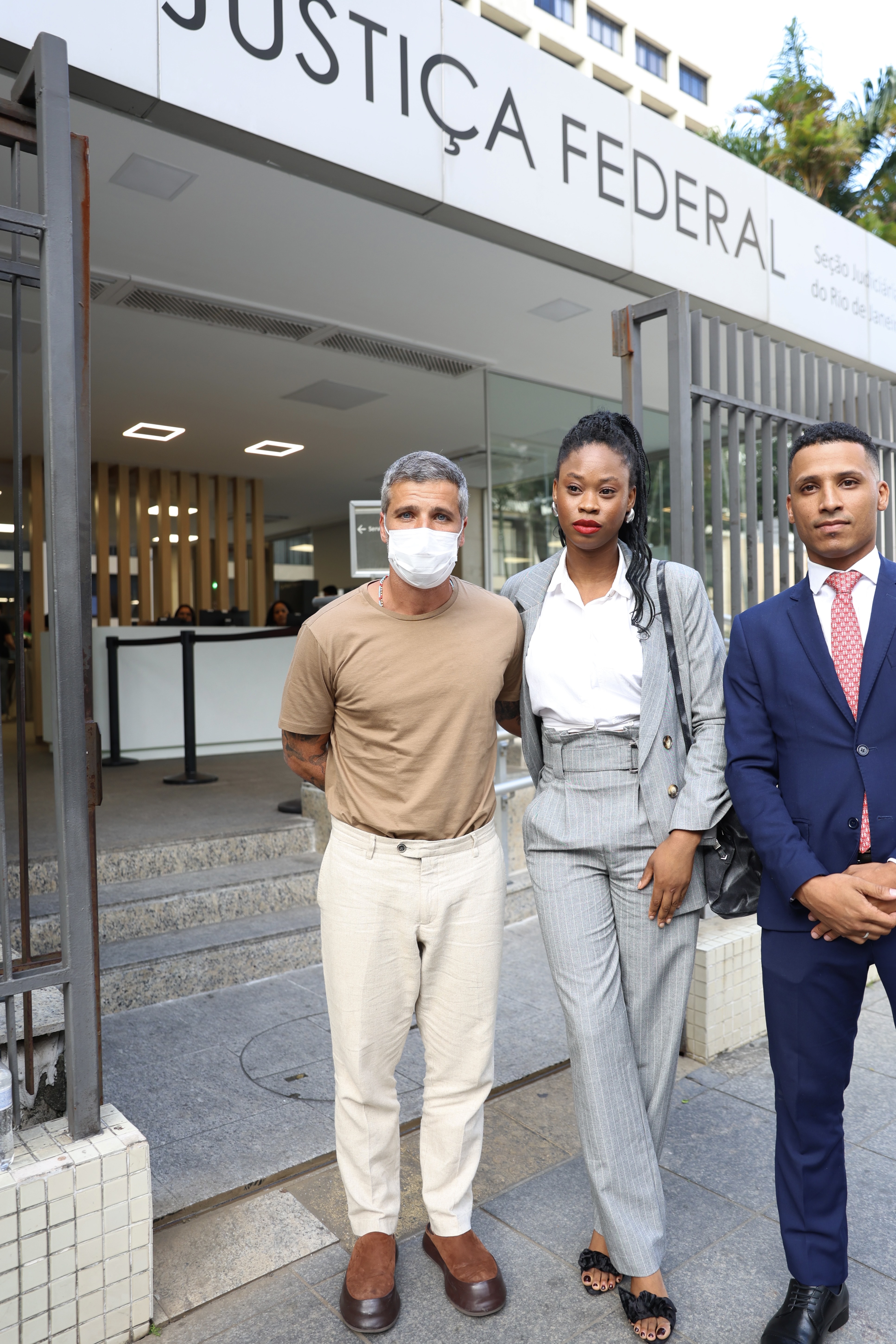 Bruno Gagliasso em audiência no Rio de Janeiro - Foto: Roberto Filho / Brazil News