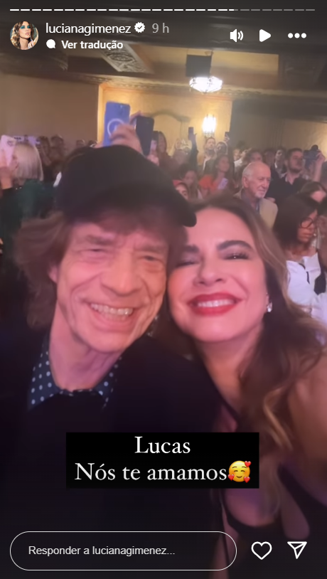 Mick Jagger e Luciana Gimenez - Foto: Reprodução / Instagram