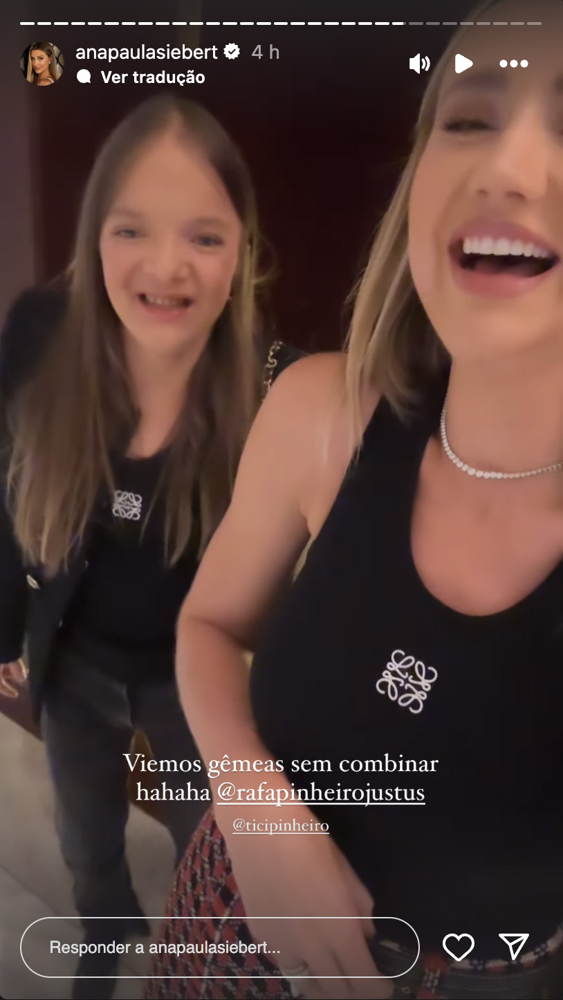 Rafaella Justus e Ana Paula Siebert